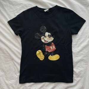 Rare Sequinned Mickey Mouse T